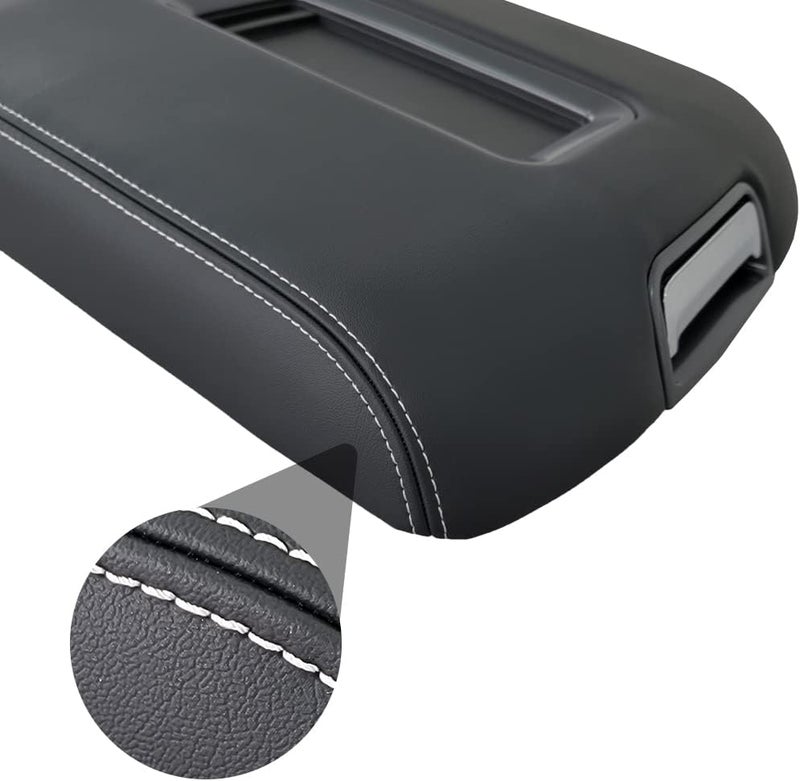 Dimeani Silverado Center Console Cover, Console Lid fit for 2014 2015 2016 2017 2018 2019 2020 Chevrolet Tahoe Chevy Suburban GMC Sierra 1500 2500 3500 2500HD 3500HD Yukon XL Armrest Cover 0227083AA - Image 5
